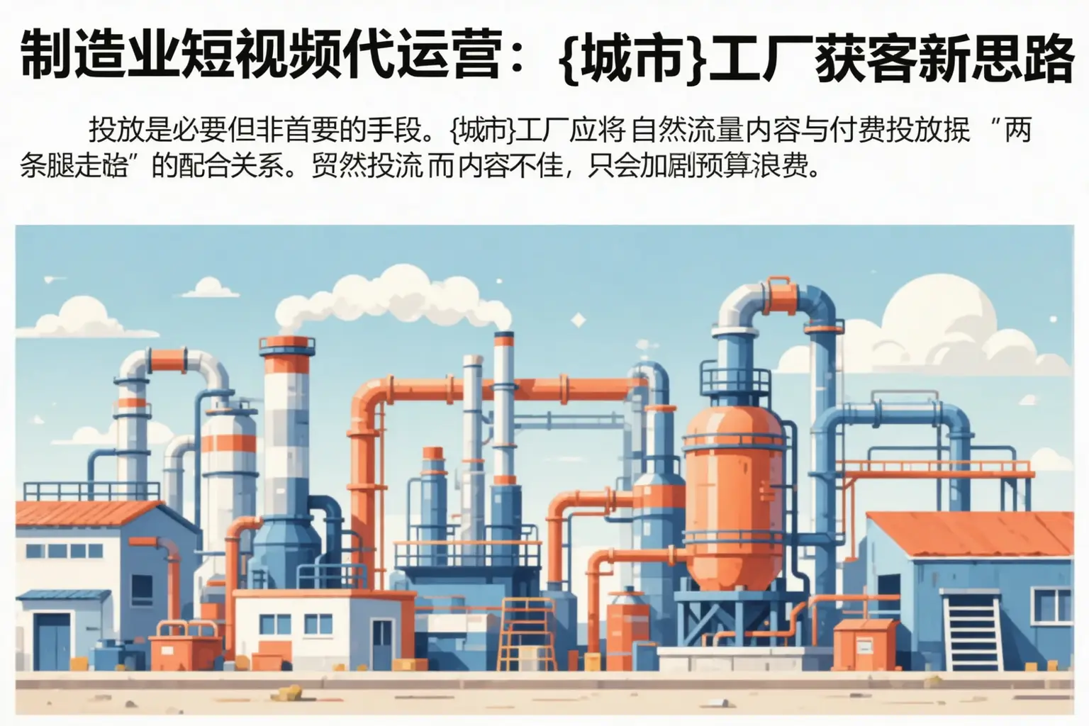 制造业短视频代运营:茶陵工厂获客新思路